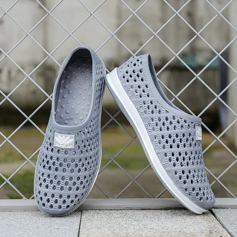 Perforerede Slip-On Sko i tre farver, gruppebillede — Nordleva