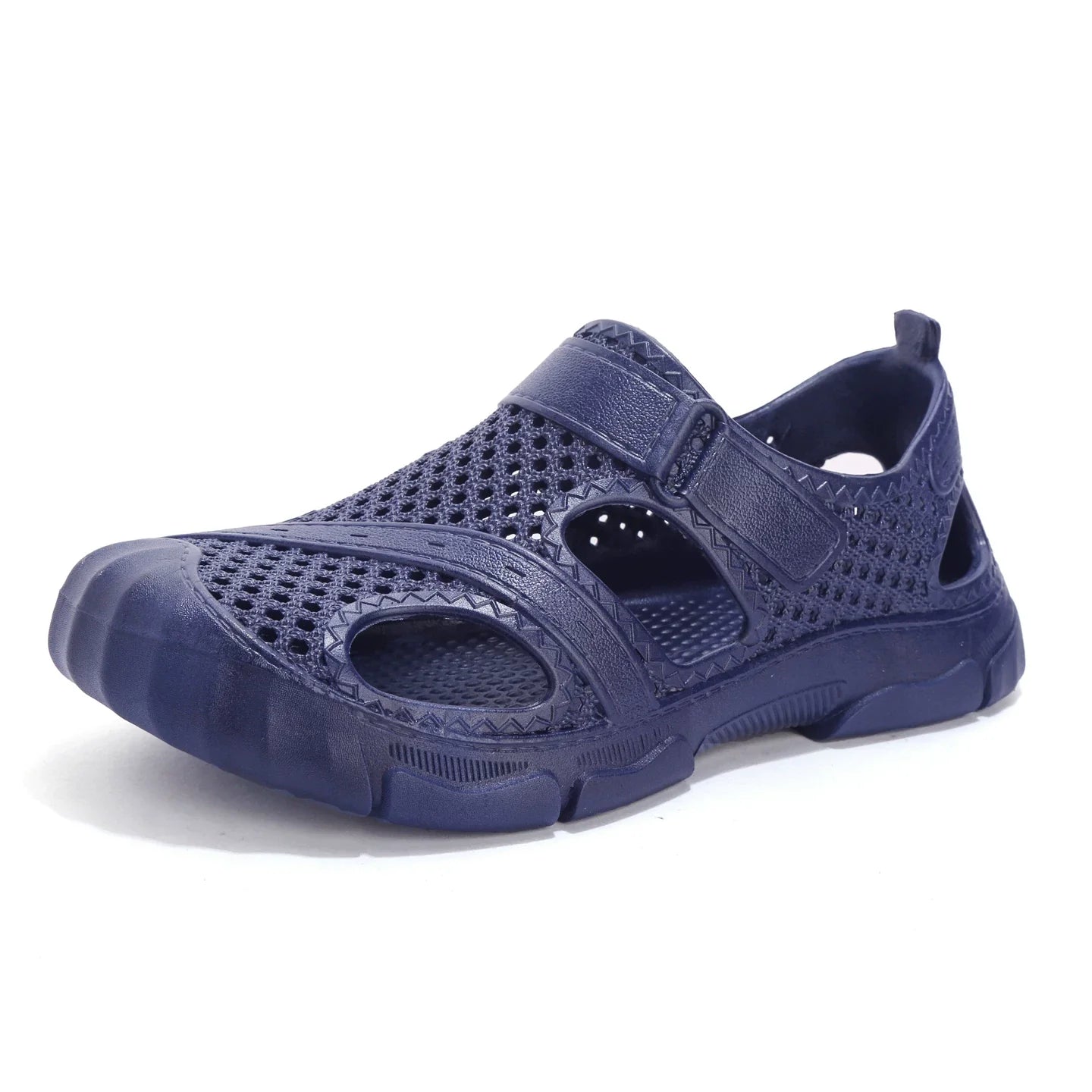 Marineblå Clogs Med Chunky Sål Produktvisning — Nordleva