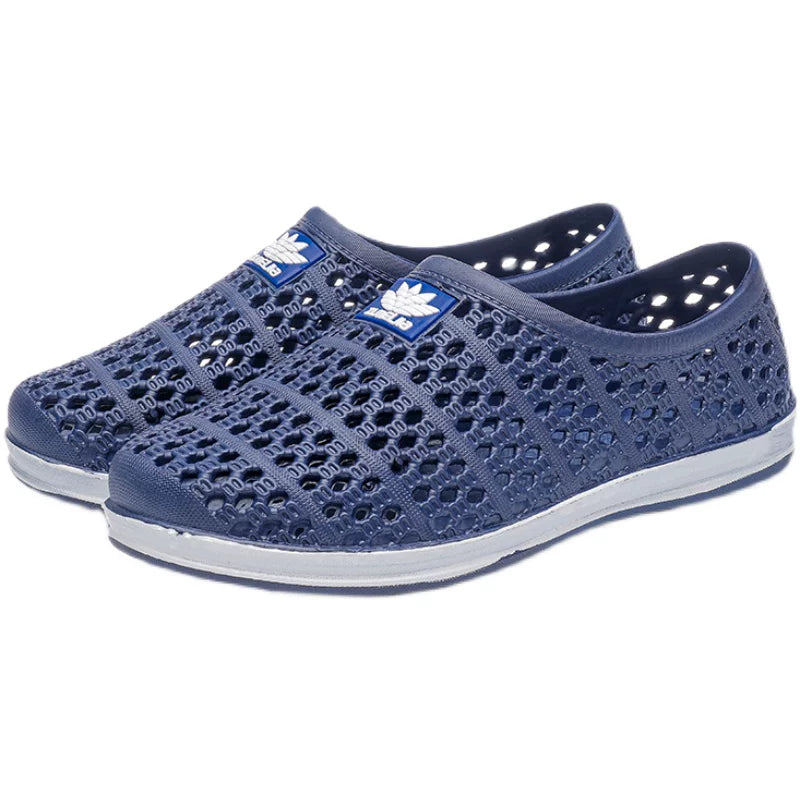 Perforerede Slip-On Sko i tre farver, gruppebillede — Nordleva