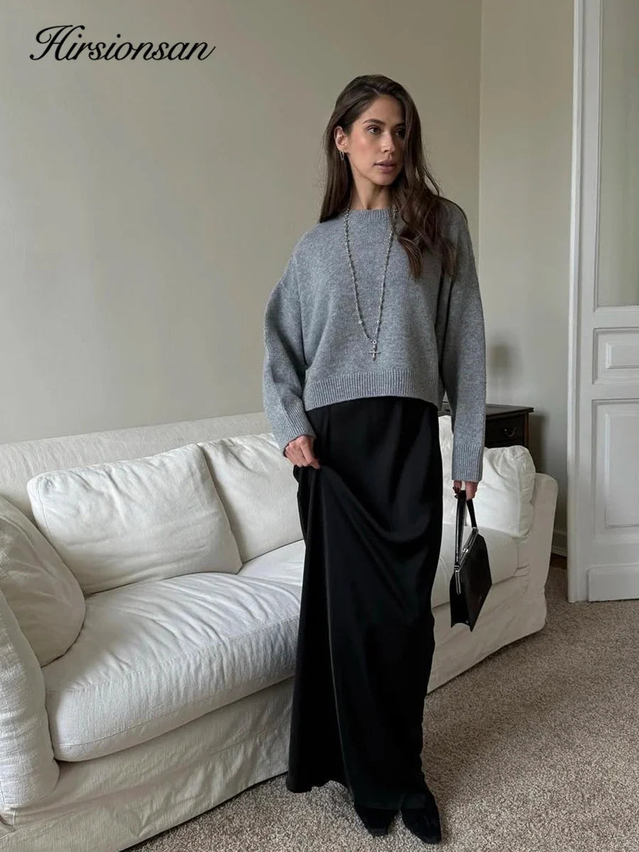 Oversized Boxy Strikbluse