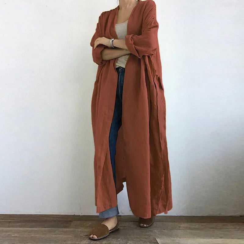 Oversized Trenchcoat I Bomuld