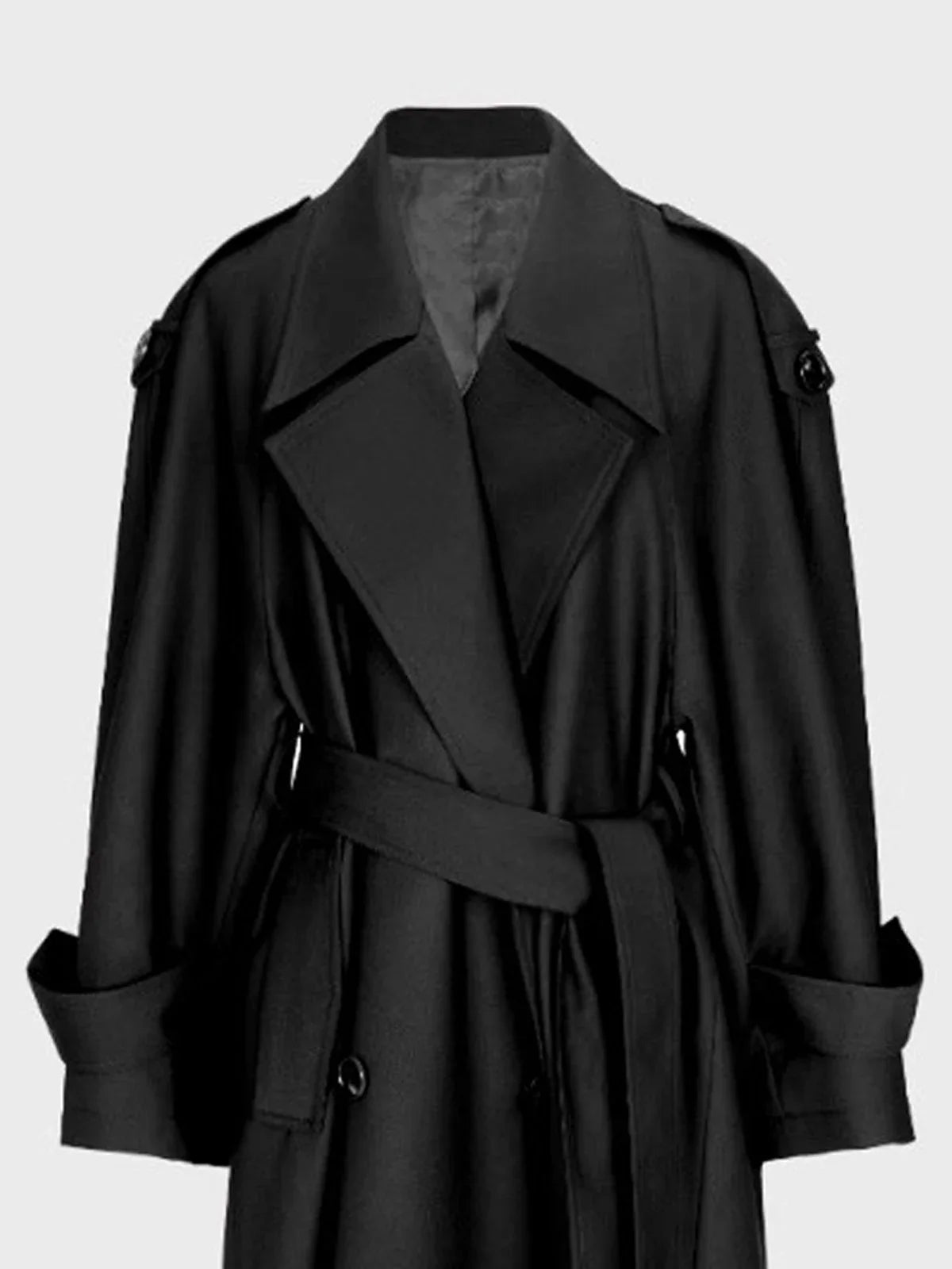 Oversized Trenchcoat Med Bindebælte