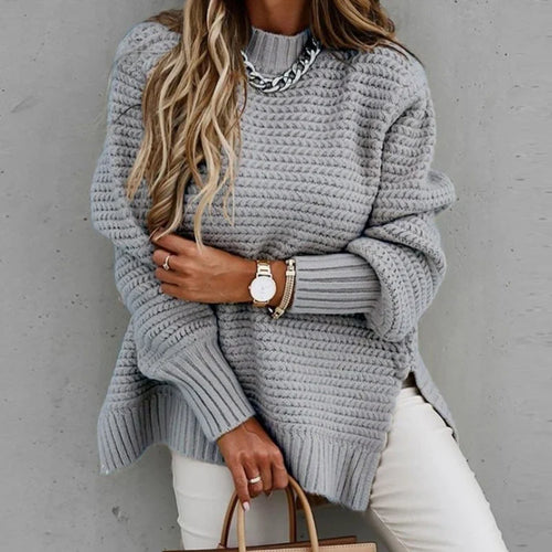 Chunky Strikbluse Med Tekstur