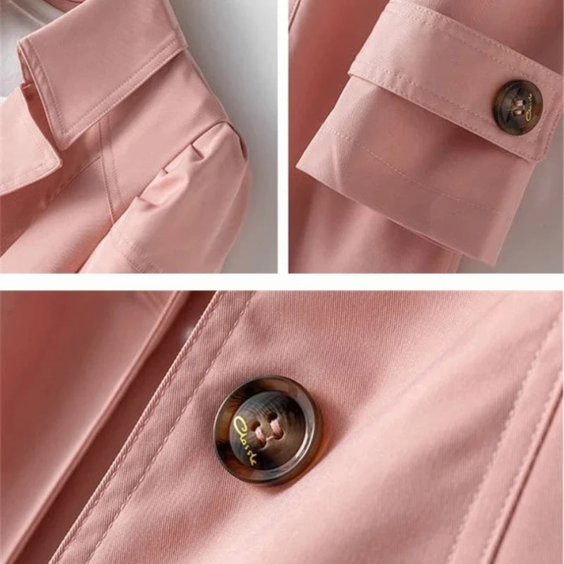Figursyet Trenchcoat i A-Linje