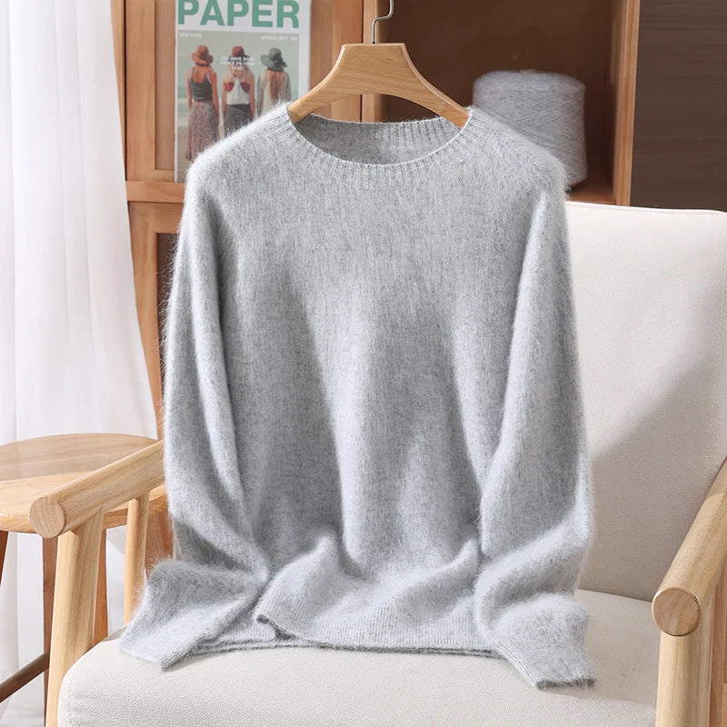 Børstet Strikpullover