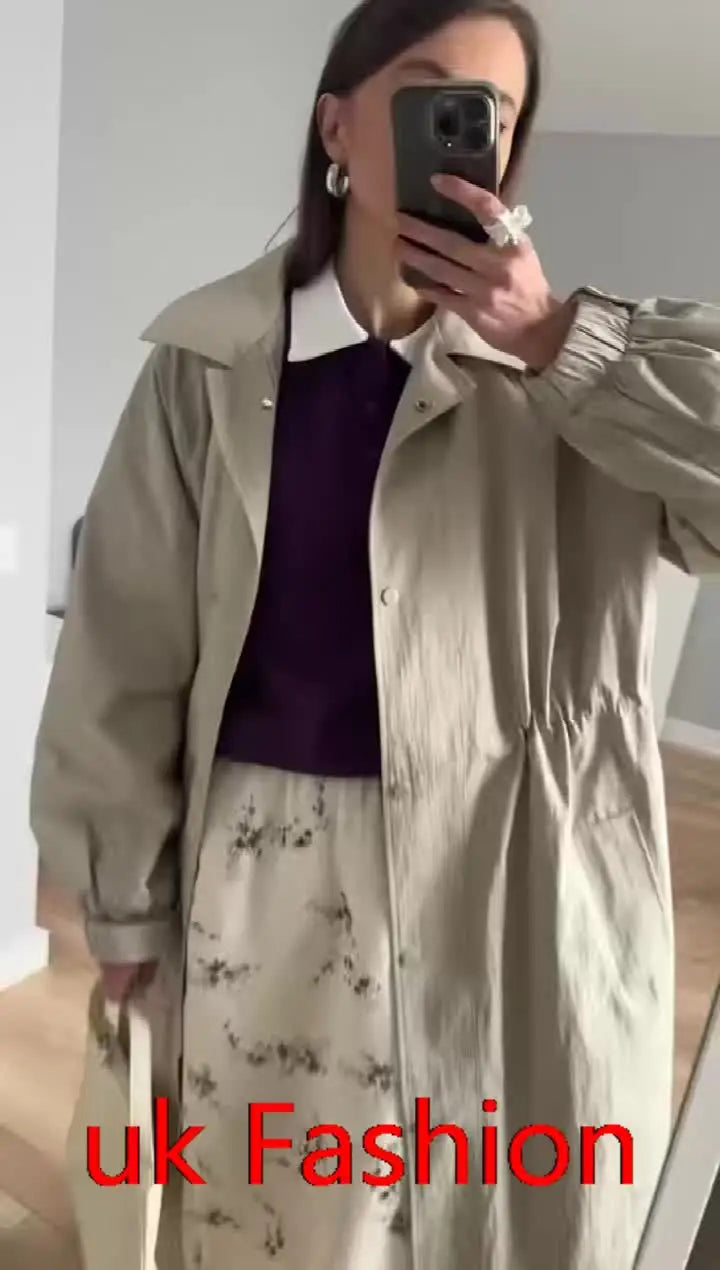 Trenchcoat Med Taljesnøre