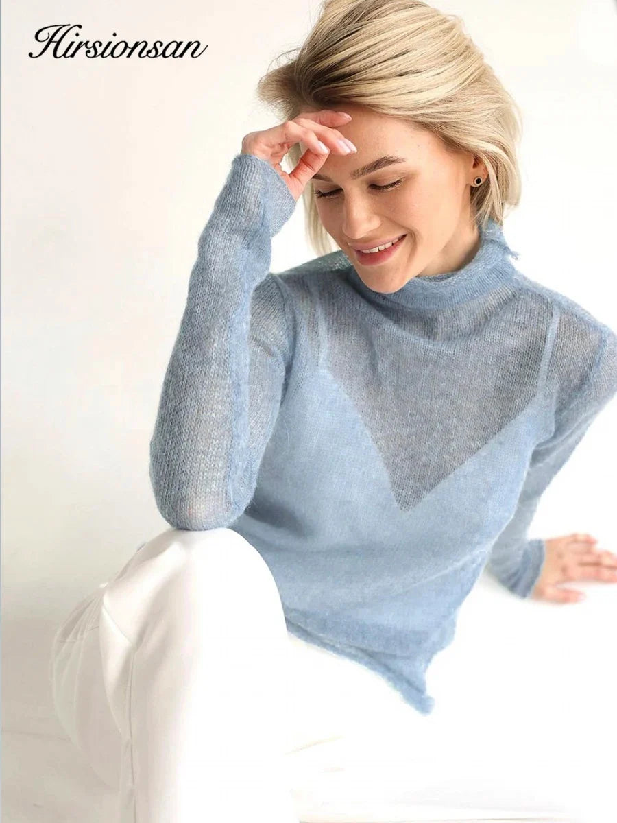 Finstrikket Slimfit-Sweater