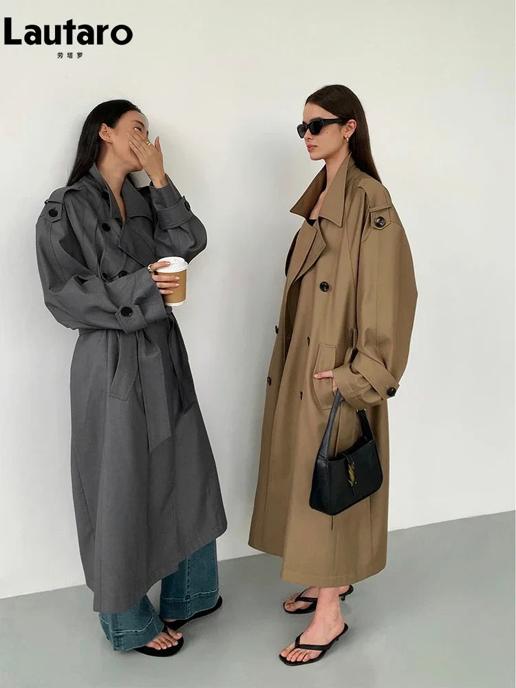 Oversized Trenchcoat Med Bælte