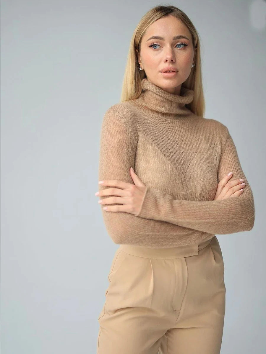 Finstrikket Slimfit-Sweater