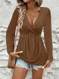 Peplum-Tunika Med Twist-Front