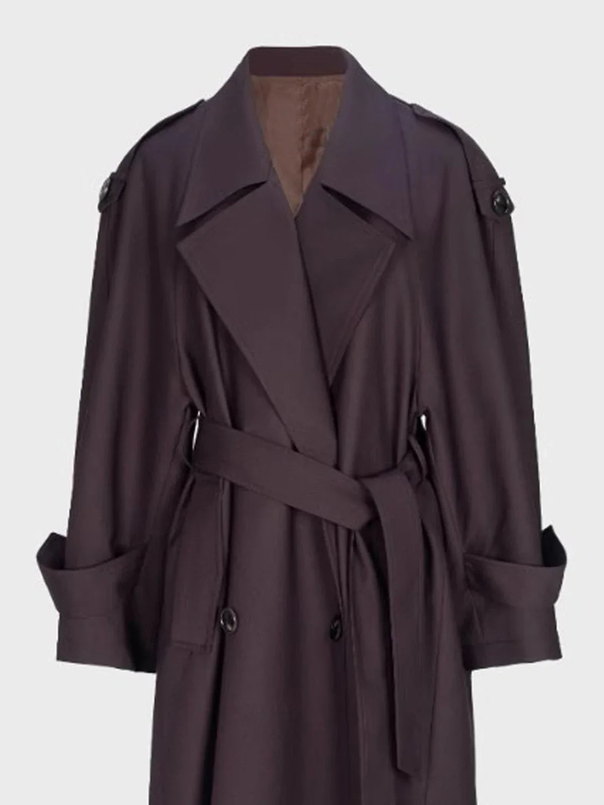 Oversized Trenchcoat Med Bindebælte