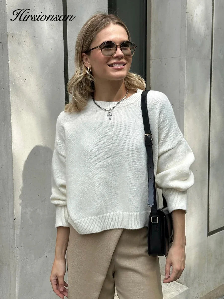 Oversized Boxy Strikbluse