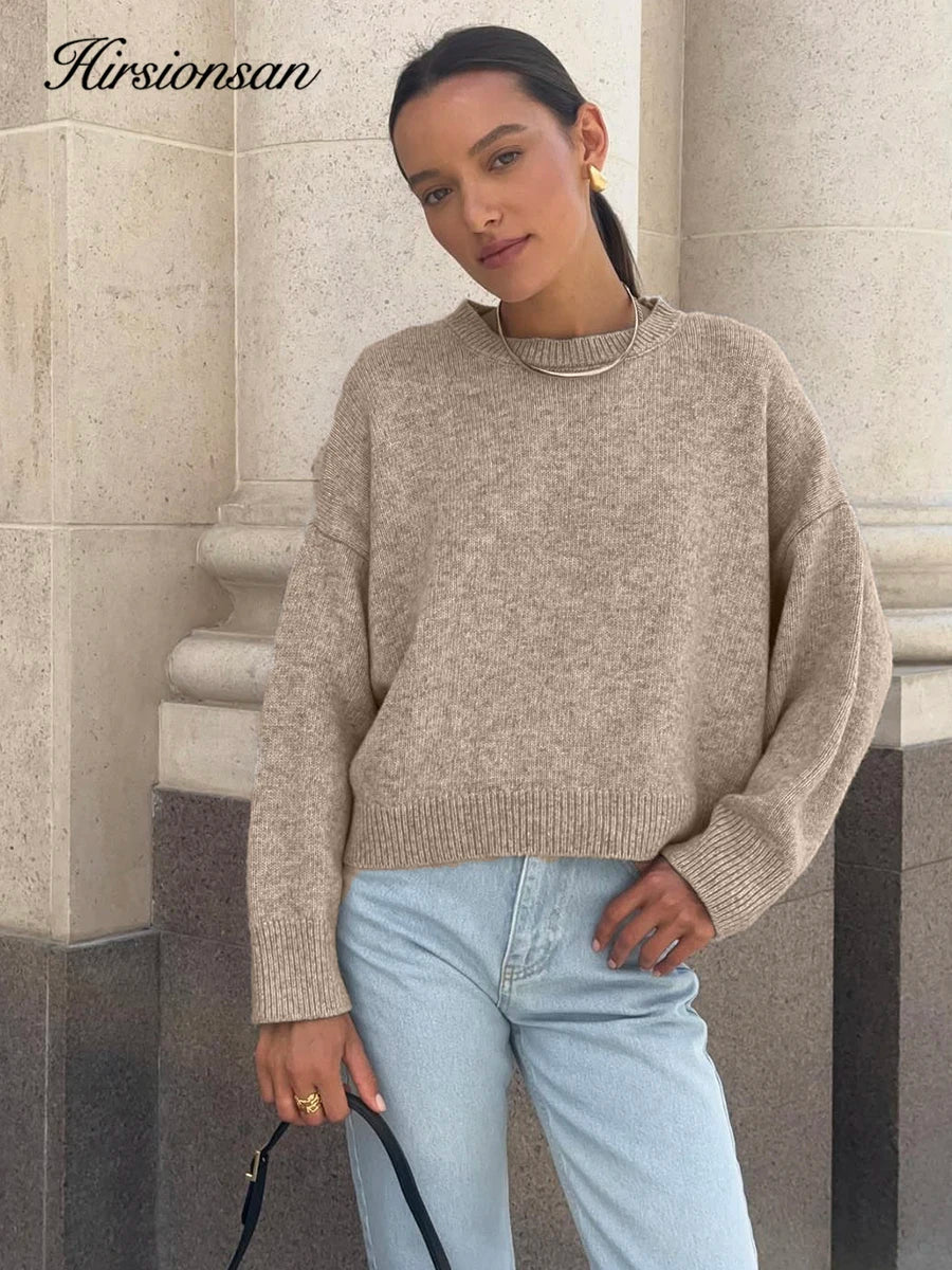 Oversized Boxy Strikbluse