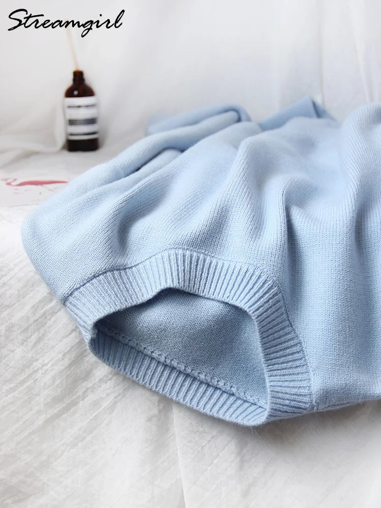 Oversized Striktrøje Med Ribkanter